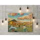 Somerset Park Stadium 'Going to the Match' Fine Art Canvas - Ayr United FC